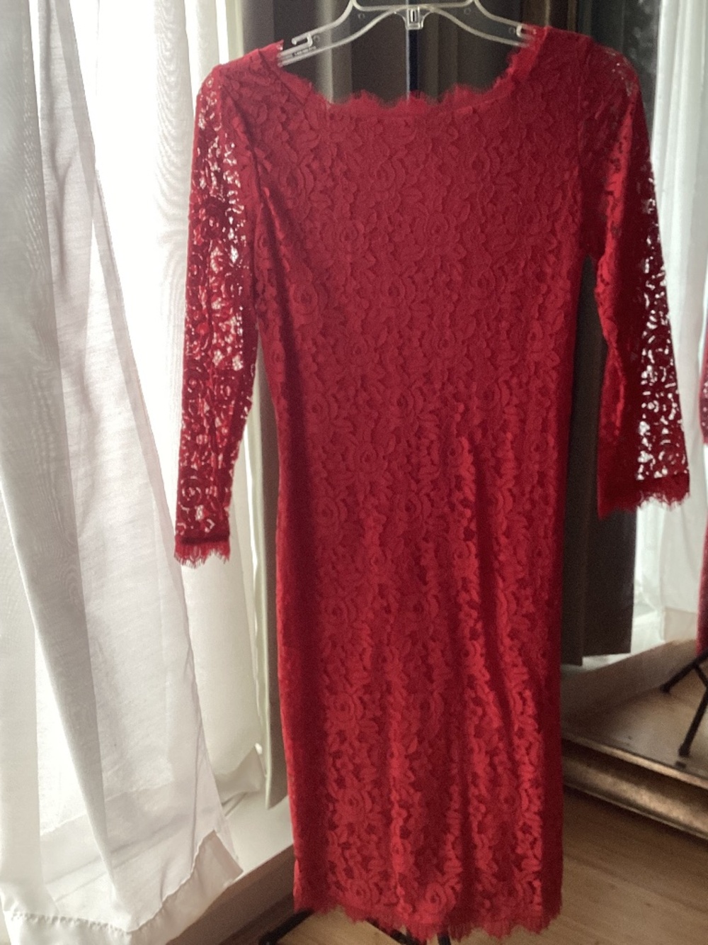 DVF Red Dress